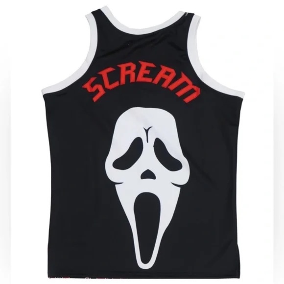 NWT Headgear Classics Nostalgia Co. Scream Black Basketball Jersey - Picture 2 of 9